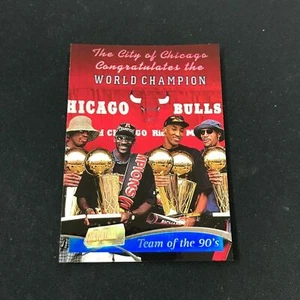 1997-98 Stadium Club Team Of The 90s #5 CHICAGO BULLS World Champion *CT32 - Picture 1 of 2