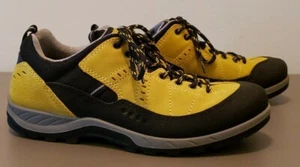 Ecco Receptor LT YURA Womens 37 US 6 / 6.5 Yellow Suede Oxford Hiking Sneakers - Picture 1 of 17