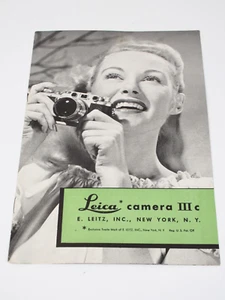 Leica IIIC Camera Sales Brochure - Picture 1 of 3