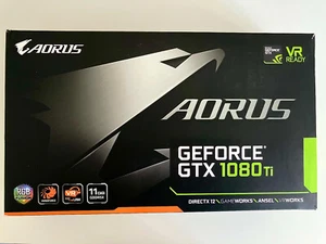 Scheda Video Nvidia Gigabyte Gtx 1080 Ti 11 GB Aorus Extreme Perfetta - Foto 1 di 10