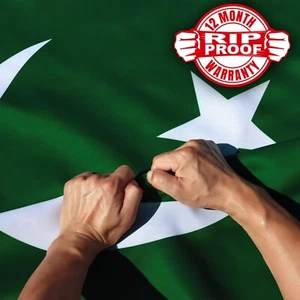 Anley Rip-Proof Double Sided 3-Ply Pakistan Flag 3x5 Foot Pakistan Flags - Picture 1 of 6