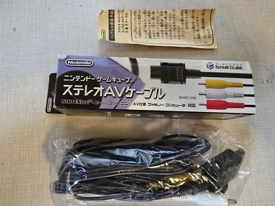Nintendo Gamecube AV Cable SHVC-008 OEM Boxed (N64/SNES Compatible) US SELLER - Image 1 of 4
