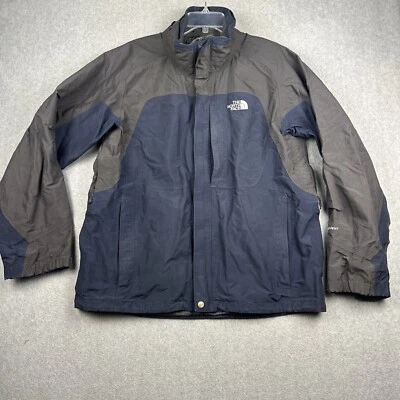 Chaqueta The North Face Hombre L Azul Hyvent Cremallera Completa Shell Solo Windstop Exterior Foto 1 de 4