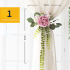 1 Pair Floral Tie Backs Curtain Holdback Tieback Holder Rose Home Decor Diy Chic
