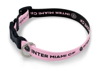 MLS Soccer Inter Miami Pet/Dog Collar Neck Size 11"-16" (Width 7/8")
