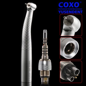 Coxo Turbina Dentista Fiber Optic Handpiece LED 6Hole Coupler Fit KAVO YUSENDENT