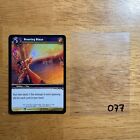 ???? Roaring Blaze - Foil - Wow World Of Warcraft - See Pics For Cond - Tcg 077