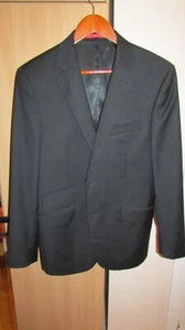 Hombres BARTORELLI NAPOLI Negro Lana Blazer Talla 50 - Imagen 1 de 8