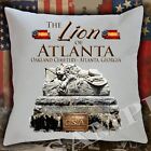 The Lion of Atlanta Oakland Cemetery Civil War Themed Pillow sham/covering