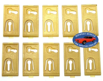 77-79 NOS Ford Lincoln Fender Door Quarter Side Belt Molding Trim Clips 10pcs CK - Image 1 of 4