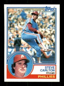 1983 Topps #70 Steve Carlton NM/NM+ Phillies 519185