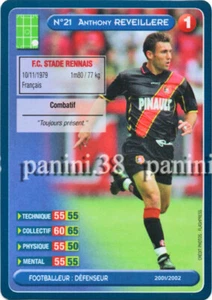 ULTRA RARE !! Anthony REVEILLERE Carte "DEFI FOOT 2001-2002" Card Panini - Bild 1 von 2