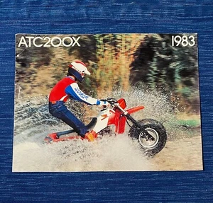 1983 Honda ATC200x oem Original SALES BROCHURE atc 200x Pamphlet 15B - Picture 1 of 2