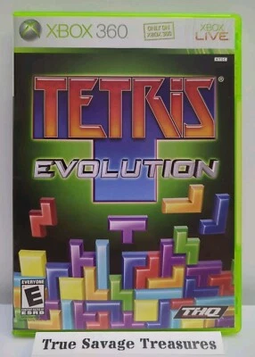 Tetris Evolution (Microsoft Xbox 360, 2007) CIB, Original Label - Image 1 of 4