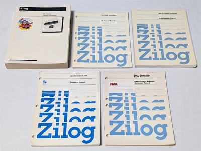 RARE Zilog Z8 Family Design Handbook + Z80-CPU Manuals Z8671 BASIC - Image 1 of 4