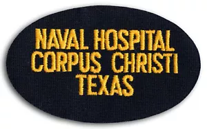 US Navy Naval Hospital Corpus Christi Texas Air Station tappo toppa ferro da stiro - Foto 1 di 1