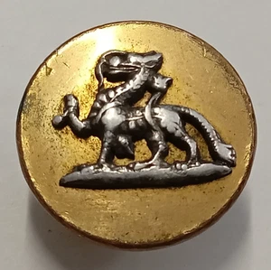 Royal Berkshire Regiment Officers 20mm Mounted Mess Dress Button by Pitt & Co - Picture 1 of 3