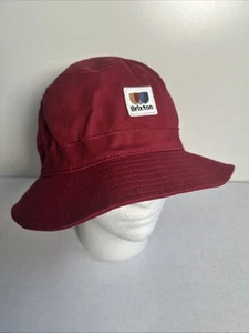 Brixton Alton Packable Bucket Hat Burgundy- Large/XL - New with Tags - Picture 1 of 6