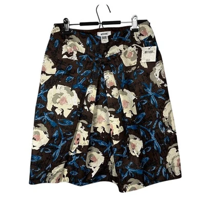 Falda floral plisada Moschino para mujer 6 nueva con etiquetas Foto 1 de 4