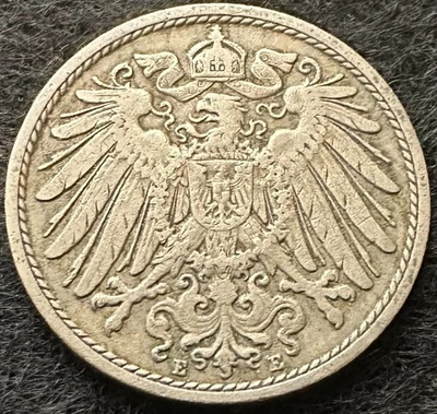 GERMANY 1904 - E 10 PFENNIG GERMAN EMPIRE COIN RL3036 - Image 1 of 2