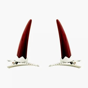 Hazbin Hotel Charlie Horns Hair Clip Set, Hazbin Hotel Hair Clip Set - Picture 1 of 2