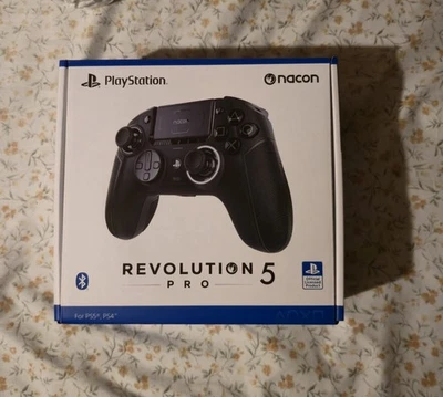 Nacon Revolution 5 Pro Black Gaming Controller Compatible with PS4/PS5/PC - Image 1 of 2