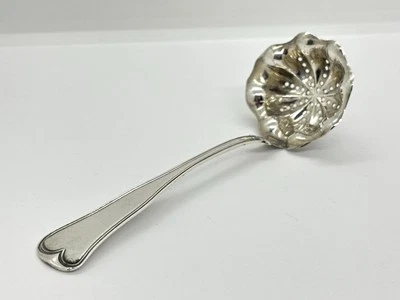 Vintage Danish Solid Silver Sugar Sifter Ladle Spoon - C. Jacobsen 1948 Denmark - Image 1 of 4