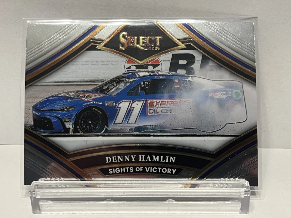 2024 Panini Select - Sights of Victory #2 Denny Hamlin - Image 1 of 1