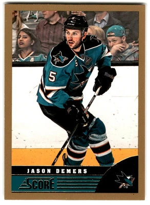 2013-14 Score Gold Jason Demers #433 San Jose Sharks - Image 1 of 2