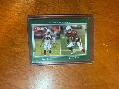 (B) 2006 Topps Total #59 David Macklin  Autograph Arizona Cardinals Coa - Image 1 of 2