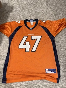 Reebok NFL On Field Denver Broncos #47 Lynch Jersey Mens XL - Picture 1 of 4