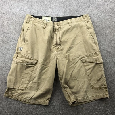 Vintage Volcom Shorts Mens 36 Khaki Tan Scout Cargo Utility Outdoor Skate Skater - Image 1 of 4
