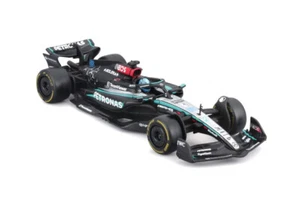 2024 MERCEDES-BENZ AMG PETRONAS W/DRIVER 1/43 DIECAST CAR BBURAGO 18-38209/63 - Picture 1 of 6