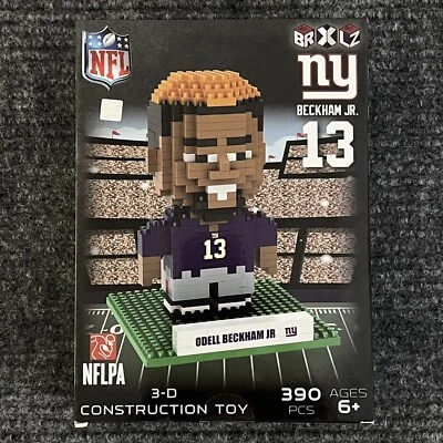 NFL Player BRXLZ 3D Construction Toy Odell Beckham Jr #13 NEW 390 Pieces - Image 1 of 2