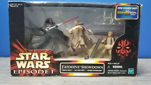 Star Wars Episode I Tatooine Showdown Darth Maul Qui Gon Jinn Anakin Skywalker - Picture 1 of 6