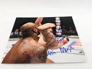 Autógrafo con foto firmada a mano de 8x10 ""música de barbilla dulce"" de Shawn Jordan UFC MMA - Imagen 1 de 4