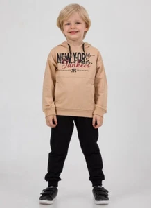 Gigi Kidz Activewear Fleece Sweatshirt and Pant, 1 Set, Little Boy - Picture 1 of 1