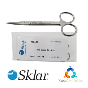 Sklar Instruments 97-771 Merit Adson Dressing Forceps Serrated 4-3/4" - Picture 1 of 5