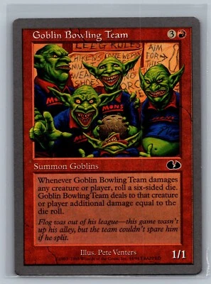 Magic The Gathering Unglued Goblin Bowling Team #44/94 MTG TCG CCG - Image 1 of 2