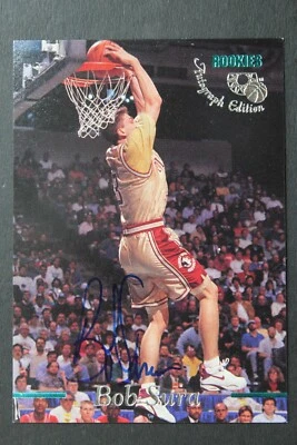 Tarjeta autografiada por Bob Bobby Sura Florida St 1995 edición clásica de novato Foto 1 de 3
