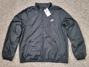 Nike Club Sportswear Woven Black Multicolor Jacket DX0672-010 Mens Size Large - Picture 1 of 12