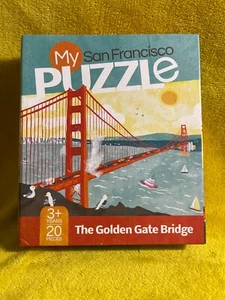 Jigsaw Puzzle - 20 Pieces - Kids - Golden Gate Bridge - Large Pieces - Picture 1 of 3