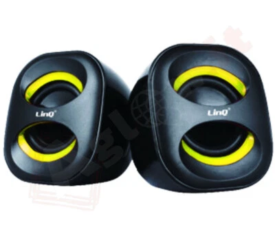 Mini speaker 2.0 Gaming Pc 6w Casse Stereo usb Computer Desktop Laptop iPhone - Immagine 1 di 3