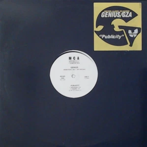 GZA Genius Publicity 1999 MCA Promo Only 12" Vinyl Wu Tang Clan Mathematics - Picture 1 of 2