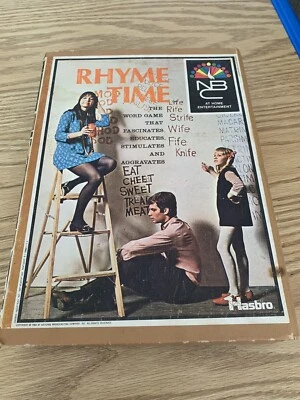 Vintage 1969 "Rhyme Time" Game-NBC at Home Entertainment by Hasbro - Image 1 of 4