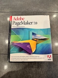 Adobe PageMaker 7.0 - in Original box - Full Retail Version for Mac - Picture 1 of 3