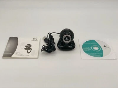 Logitech QuickCam Communicate Deluxe V-UBE43 USB Webcam w/ Privacy Slider Screen - Image 1 of 4