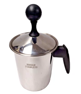 Frabosk Cappuccino Creamer Stainless Steel Italy 20oz 5.5 tall x 4.5" Wide - Picture 1 of 8