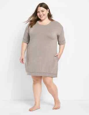 Camisa para dormir Cacique French Terry Torre Eiffel gris talla grande 22/24 nueva con etiquetas* Foto 1 de 2