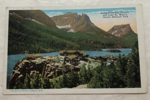Going-to-the-Sun Chalets & Lake St. Mary's Glacier National Park. Postcard (P2) - Picture 1 of 2